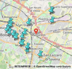 Mappa , 40138 Bologna BO, Italia (2.4665)