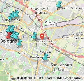 Mappa , 40138 Bologna BO, Italia (2.79385)