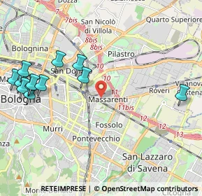 Mappa , 40138 Bologna BO, Italia (2.6125)
