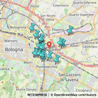 Mappa , 40138 Bologna BO, Italia (1.30625)