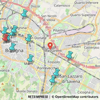 Mappa , 40138 Bologna BO, Italia (3.16333)