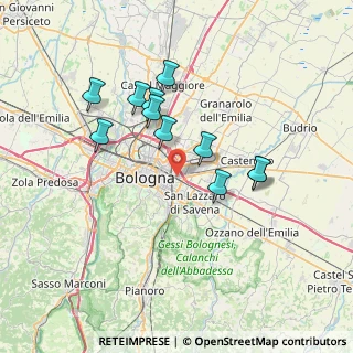 Mappa , 40138 Bologna BO, Italia (6.48909)