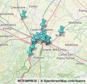 Mappa , 40138 Bologna BO, Italia (8.1275)