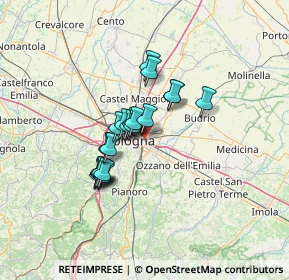 Mappa , 40138 Bologna BO, Italia (9.6115)
