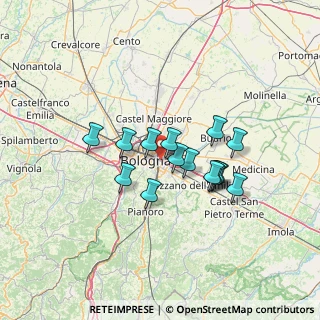 Mappa , 40138 Bologna BO, Italia (10.71667)