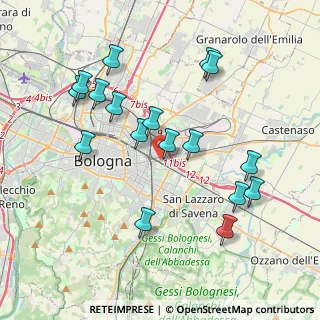 Mappa , 40138 Bologna BO, Italia (4.03471)