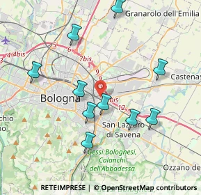Mappa , 40138 Bologna BO, Italia (4.41182)