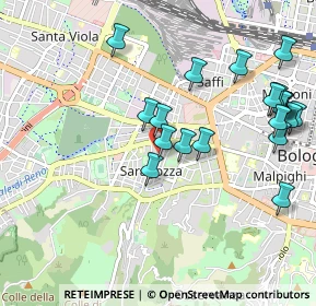 Mappa Via Carlo Zucchi, 40134 Bologna BO, Italia (1.118)