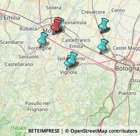 Mappa Via Natale Bruni, 41058 Vignola MO, Italia (14.4675)