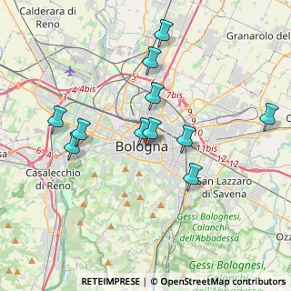 Mappa Via Francesco Rizzoli, 40126 Bologna BO, Italia (3.66091)
