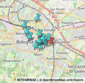 Mappa Via Paolo Fabbri, 40138 Bologna BO, Italia (0.94933)