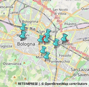 Mappa Via Paolo Fabbri, 40138 Bologna BO, Italia (1.29818)