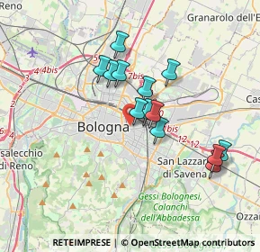 Mappa Via Paolo Fabbri, 40138 Bologna BO, Italia (2.96462)