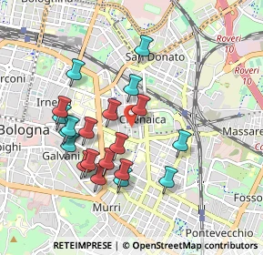 Mappa Via Paolo Fabbri, 40138 Bologna BO, Italia (0.88)