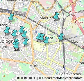 Mappa Via Paolo Fabbri, 40138 Bologna BO, Italia (1.05133)