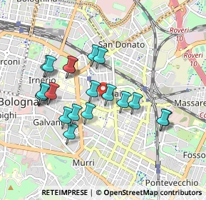 Mappa Via Paolo Fabbri, 40138 Bologna BO, Italia (0.867)