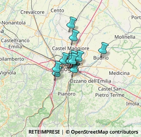 Mappa Via Paolo Fabbri, 40138 Bologna BO, Italia (5.9975)