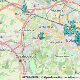 Mappa Via della Barca, 40133 Bologna BO, Italia (3.2)