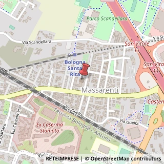 Mappa Via Giuseppe Massarenti, 418, 40138 Bologna, Bologna (Emilia Romagna)
