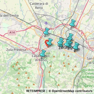 Mappa Via De Ambris Alceste, 40133 Bologna BO, Italia (3.36583)