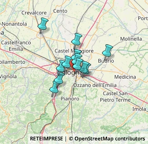 Mappa Via Pietro Loreta, 40138 Bologna BO, Italia (7.7875)
