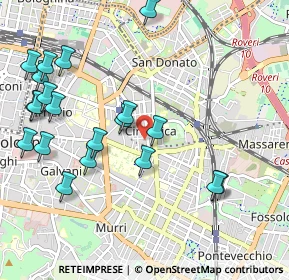 Mappa Via Pietro Loreta, 40138 Bologna BO, Italia (1.2005)