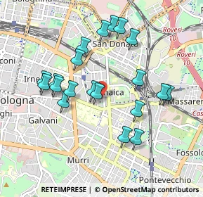 Mappa Via Pietro Loreta, 40138 Bologna BO, Italia (0.9185)