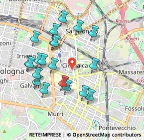 Mappa Via Pietro Loreta, 40138 Bologna BO, Italia (0.948)