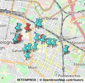 Mappa Via Pietro Loreta, 40138 Bologna BO, Italia (0.901)