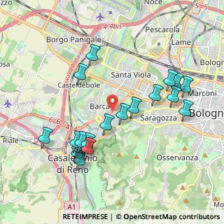 Mappa Ercole De Roberti, 40133 Bologna BO, Italia (2.07)
