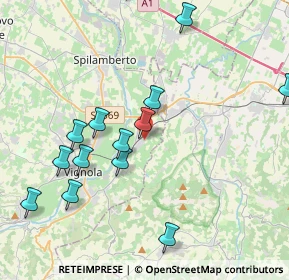 Mappa Via Caravaggio, 41056 Savignano sul Panaro MO, Italia (4.52643)