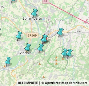 Mappa Via Caravaggio, 41056 Savignano sul Panaro MO, Italia (4.79077)