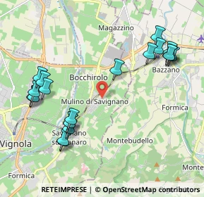 Mappa Via Caravaggio, 41056 Savignano sul Panaro MO, Italia (2.4045)