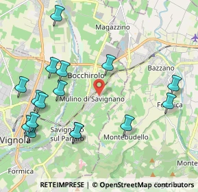 Mappa Via Caravaggio, 41056 Savignano sul Panaro MO, Italia (2.48125)