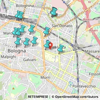 Mappa Via G. Zaccherini Alvisi, 40138 Bologna BO, Italia (1.22467)