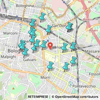 Mappa Via G. Zaccherini Alvisi, 40138 Bologna BO, Italia (0.9905)