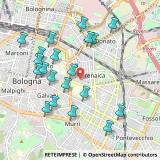 Mappa Via G. Zaccherini Alvisi, 40138 Bologna BO, Italia (1.127)