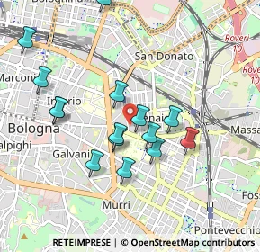 Mappa Via G. Zaccherini Alvisi, 40138 Bologna BO, Italia (0.902)