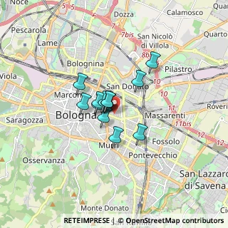 Mappa Via G. Zaccherini Alvisi, 40138 Bologna BO, Italia (0.97385)