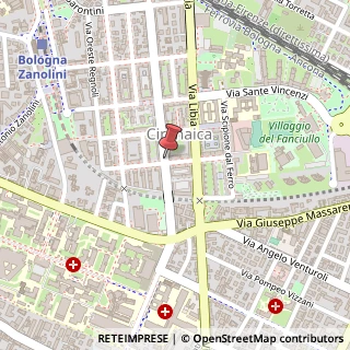 Mappa Via Gianni Palmieri,  22, 40138 Bologna, Bologna (Emilia Romagna)
