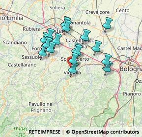 Mappa Via Caduti sul Lavoro, 41058 Vignola MO, Italia (12.14789)