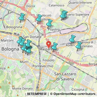 Mappa Via Andrea del Verrocchio, 40138 Bologna BO, Italia (2.266)
