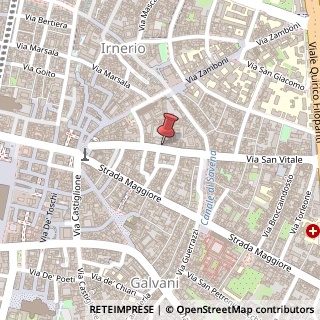 Mappa Via San Vitale, 38, 40125 Bologna, Bologna (Emilia Romagna)