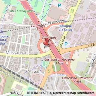 Mappa Via Giuseppe Massarenti, 480, 40138 Bologna, Bologna (Emilia Romagna)