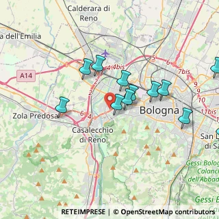 Mappa Via Pietro Nenni, 40133 Bologna BO, Italia (3.83583)