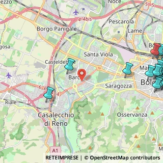 Mappa Via Pietro Nenni, 40133 Bologna BO, Italia (3.7385)