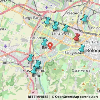 Mappa Via Pietro Nenni, 40133 Bologna BO, Italia (2.14)