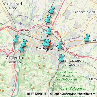 Mappa Via S. Vitale, 40125 Bologna BO, Italia (3.74)