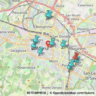 Mappa Via S. Vitale, 40125 Bologna BO, Italia (1.97364)