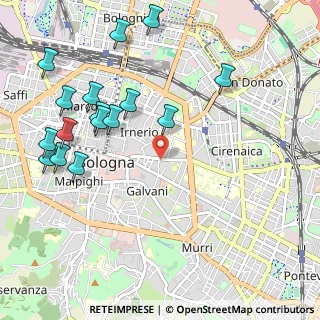 Mappa Via S. Vitale, 40125 Bologna BO, Italia (1.25188)
